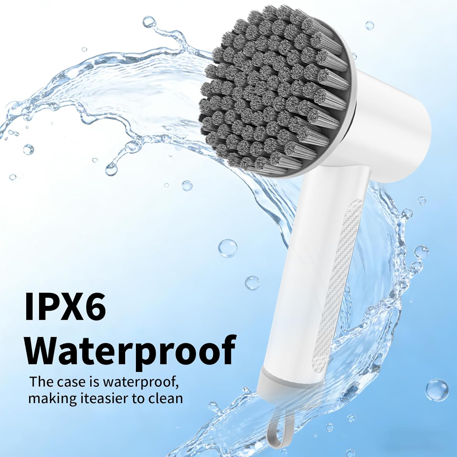 🧽 Electric Spin Scrubber Cleaning Brush | Cordless Power Scrubber with 5 Replaceable Brush Heads for Bathroom, Kitchen & Home Cleaning